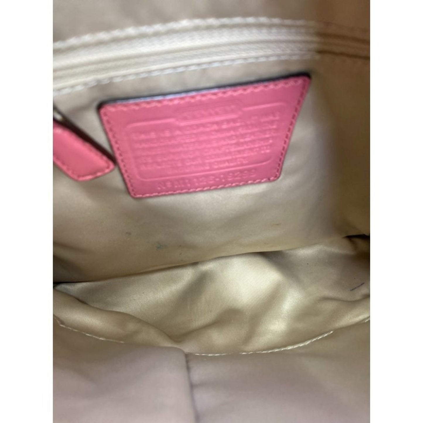 COACH Large Patent Leather Orange Shoulder Bag