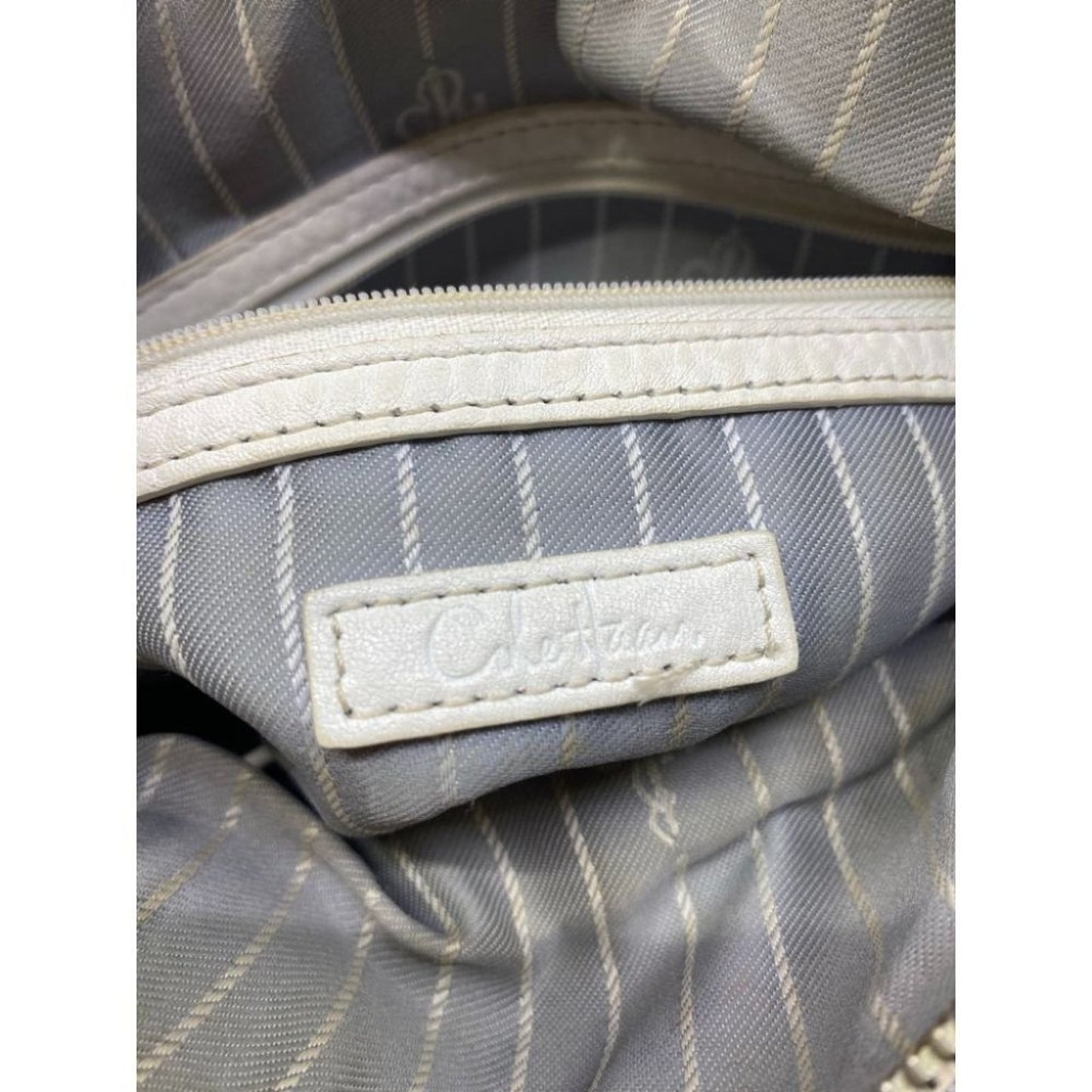 Cole Haan Women's White Leather Crossbody Bag