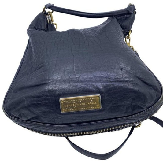 Marc By Marc Jacobs 3 Size Convertible Black Leather Cross Body Bag