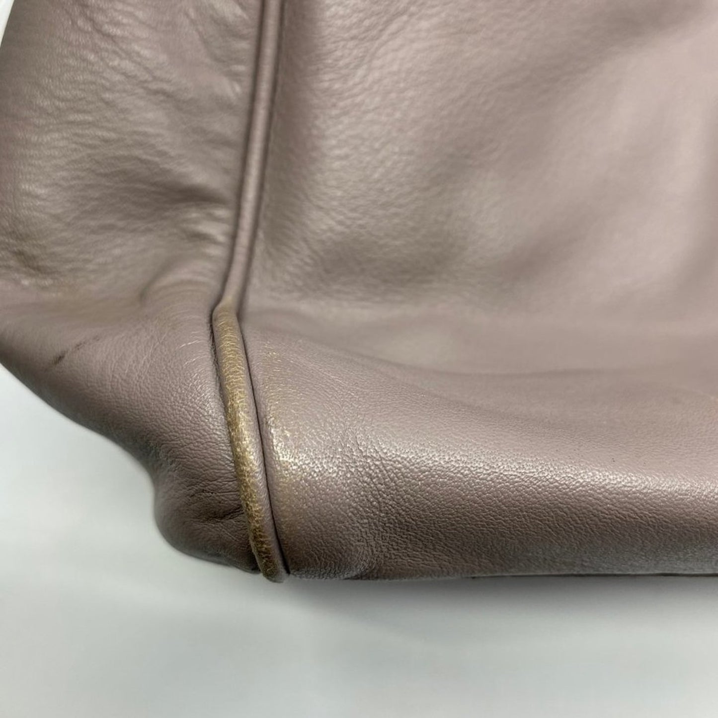 Coach Gray Medium Leather Tote Bag