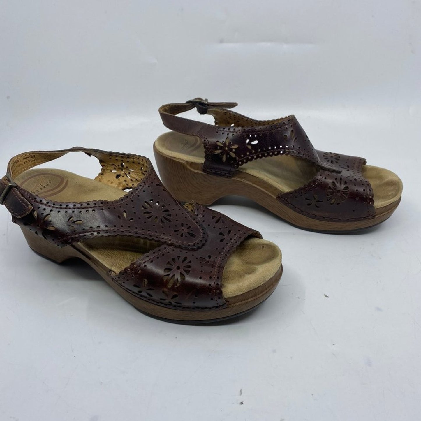 Dansko Brown Open Toe size 37