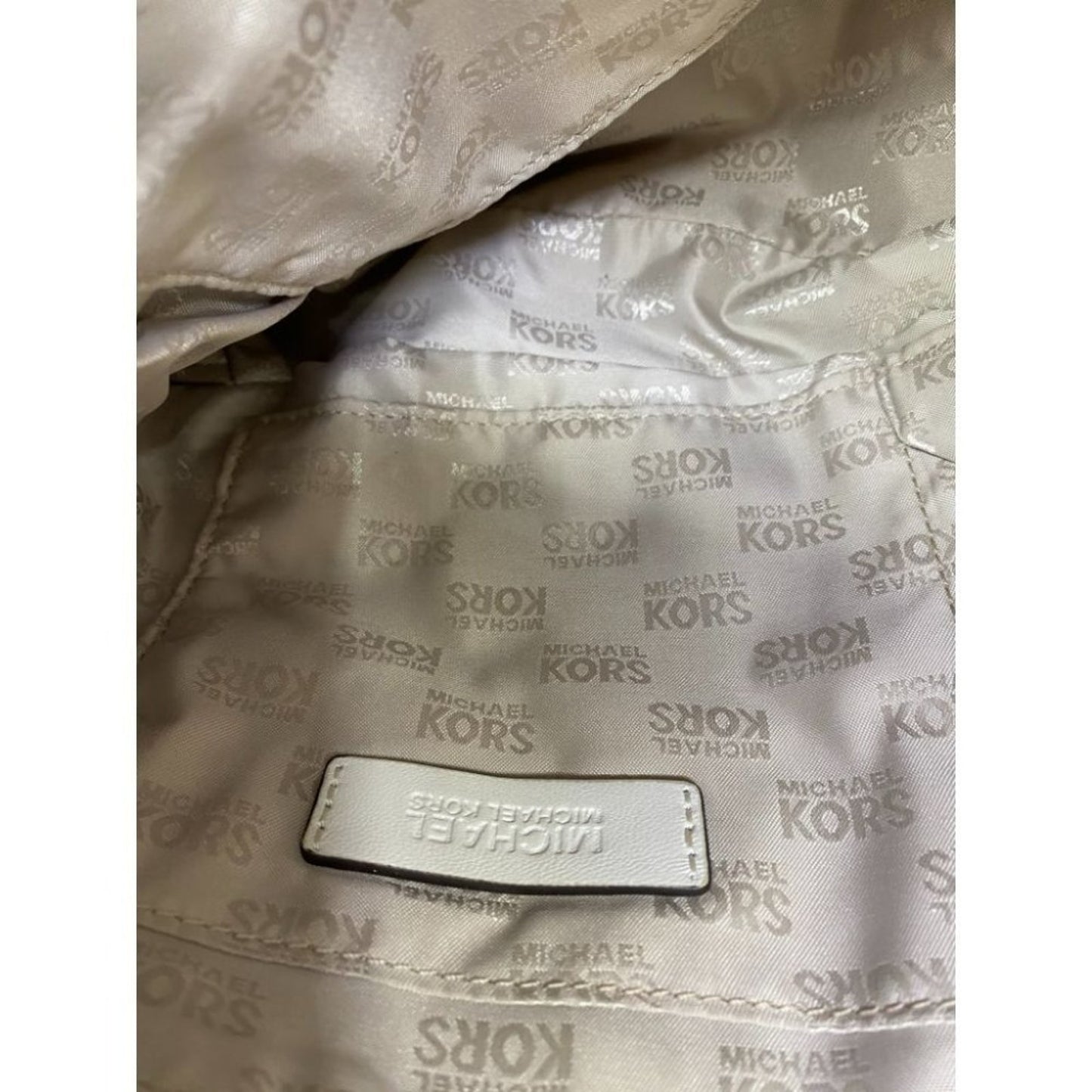 Michael Kors White Large Hobo Bag
