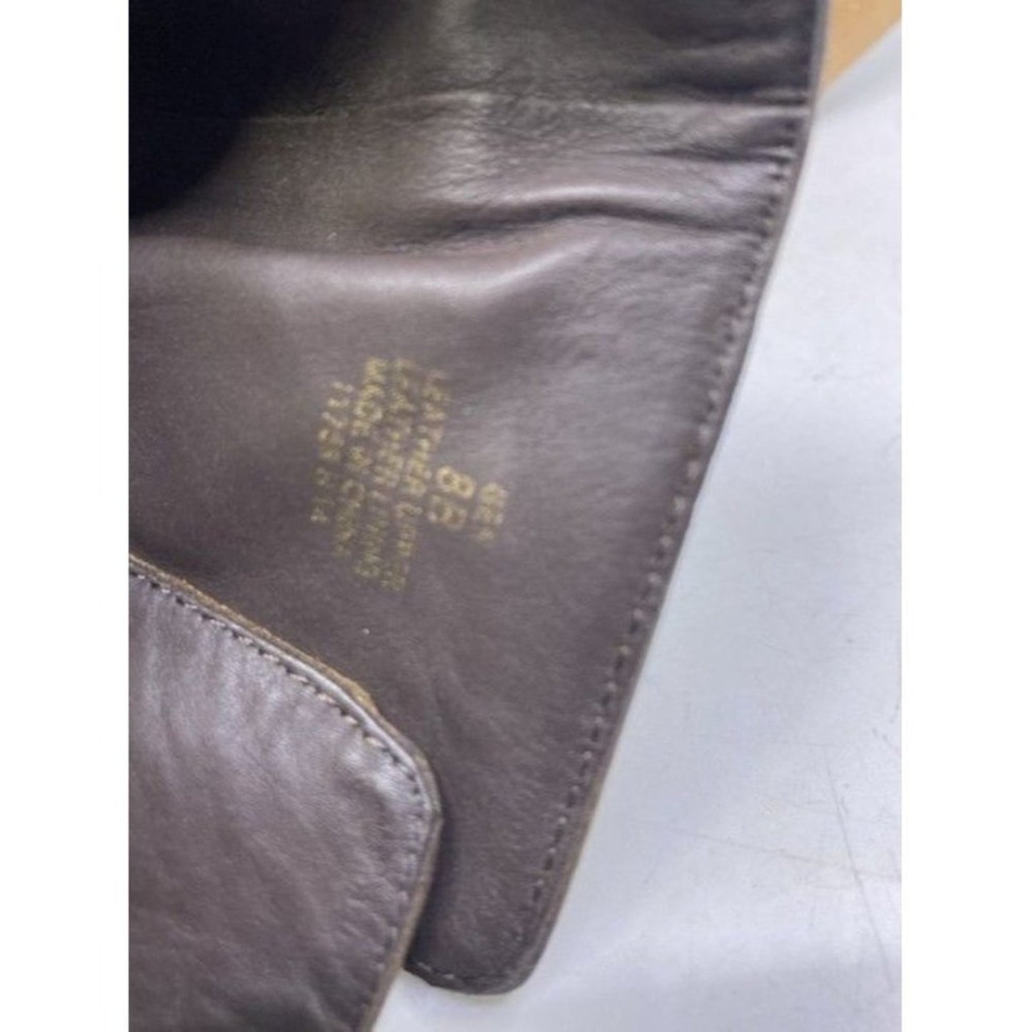 Lauren Ralph Lauren Brown Leather Bootsbooties Size Us