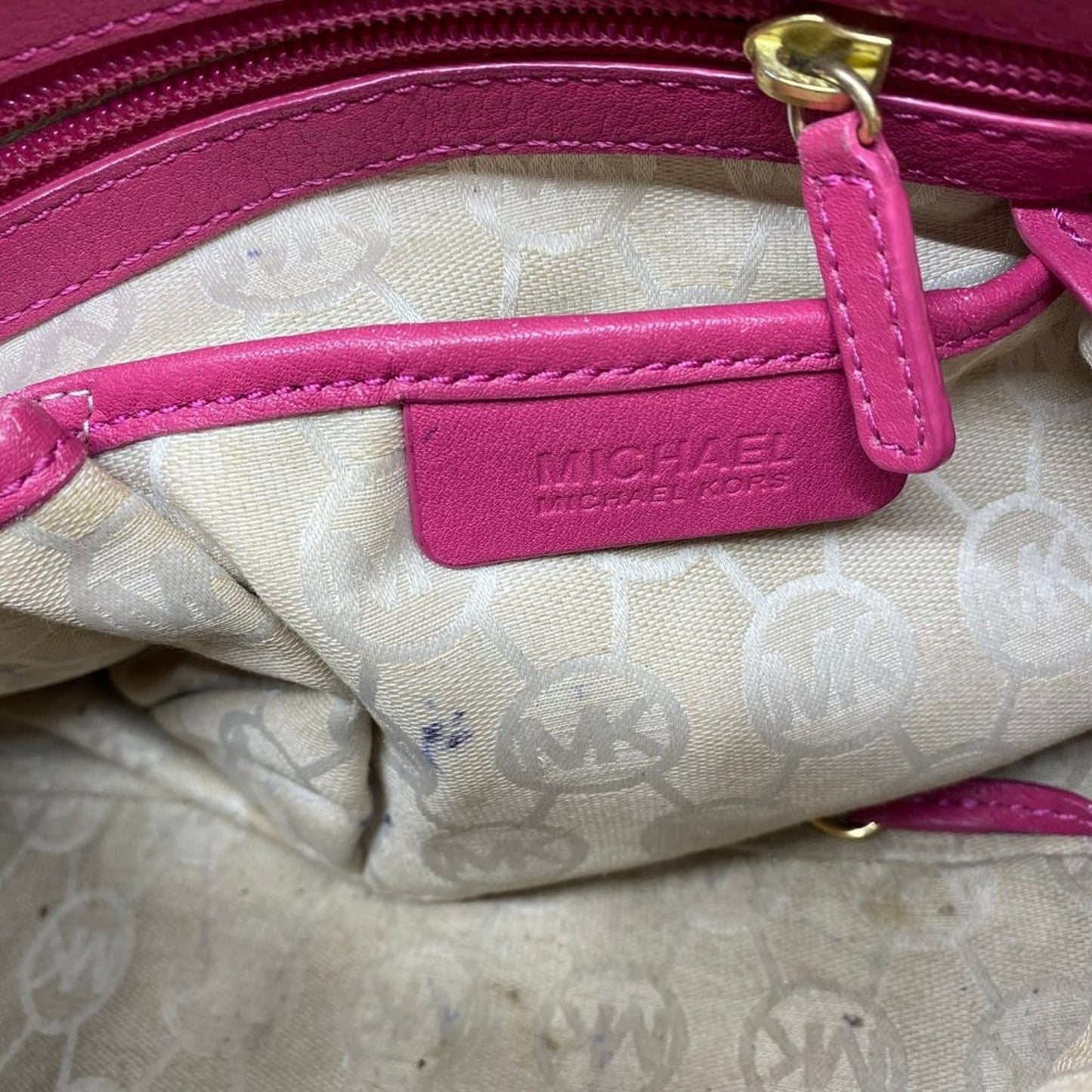 Michael Kors Customized w/ Cats Patch and Graffiti