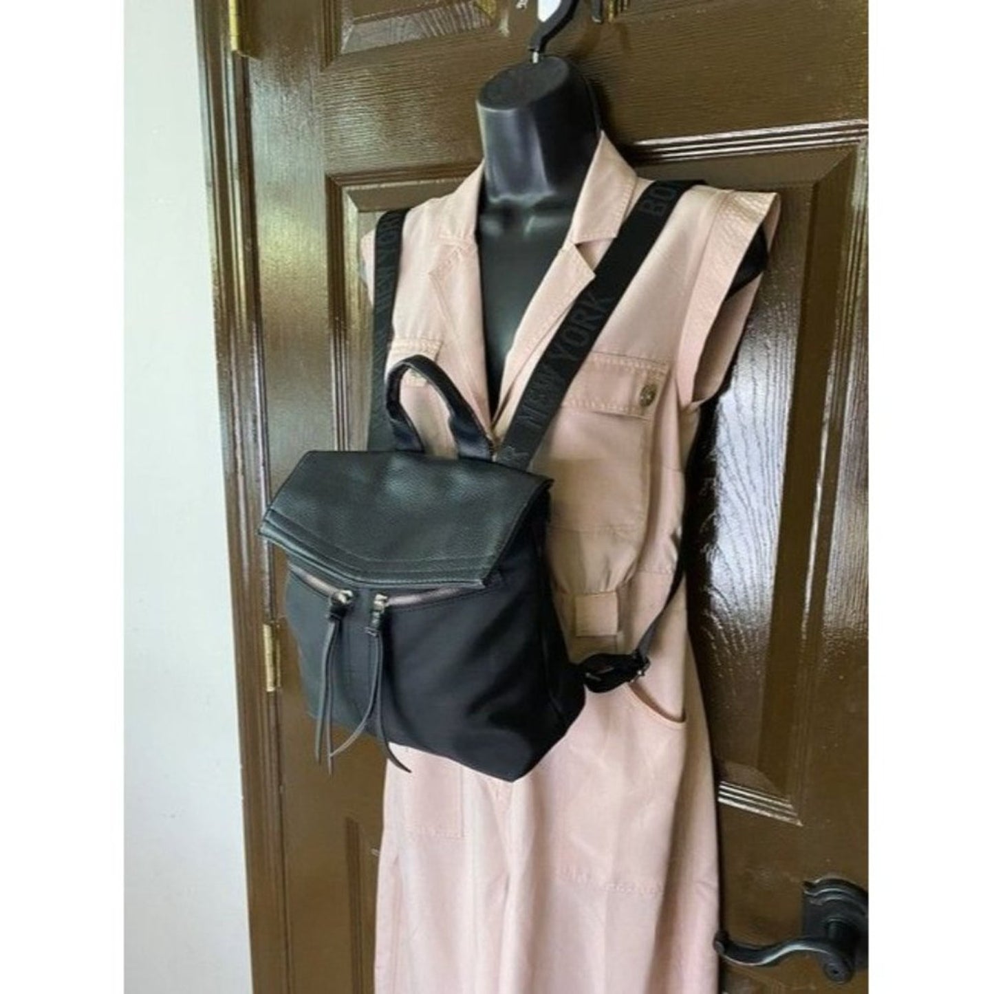 Botkier Super Light Black Nylon Backpack