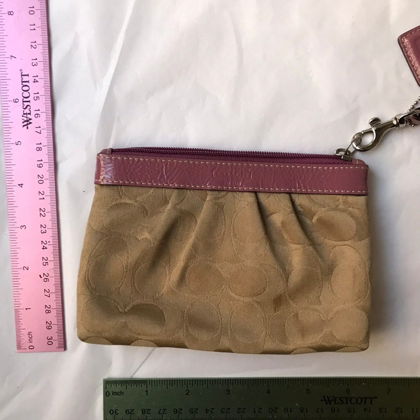 Coach change purse wristlet