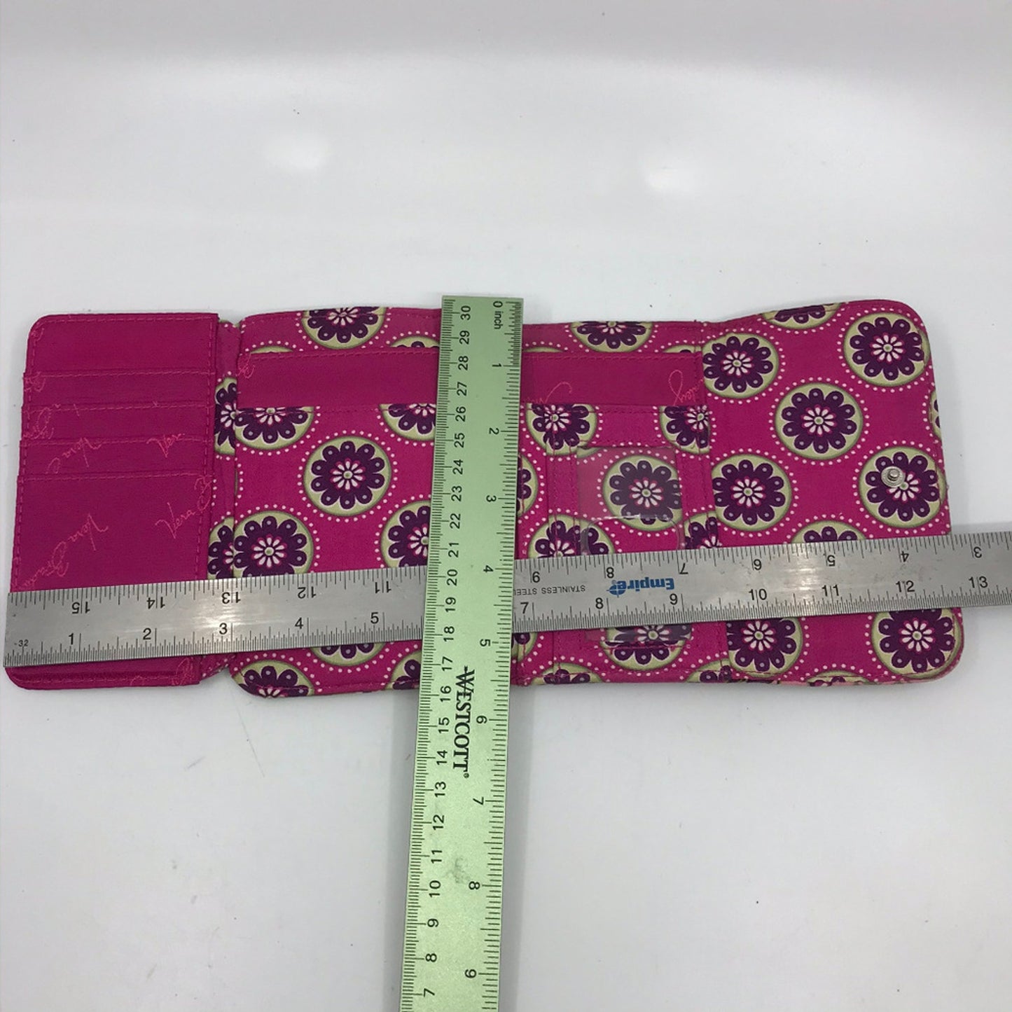 Vera Bradley Floral Multi Color Fabric Wallet