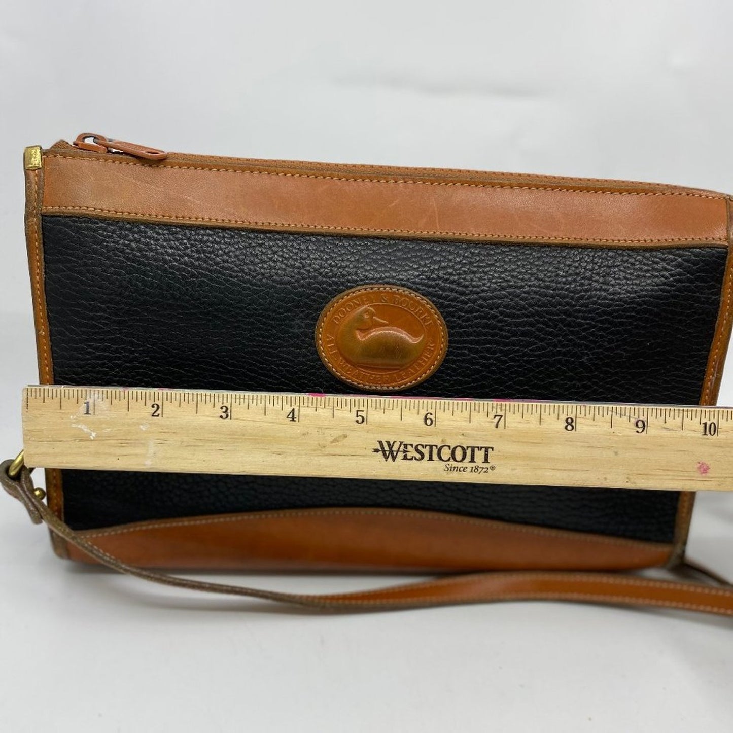 DOONEY & BOURKE Black All Weather Leather Bag