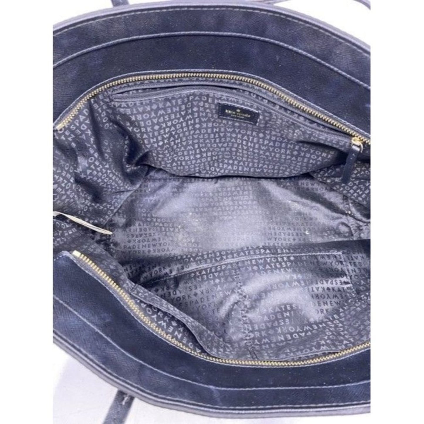 Kate Spade Customized By Me Black Fabric Shoulder Bag