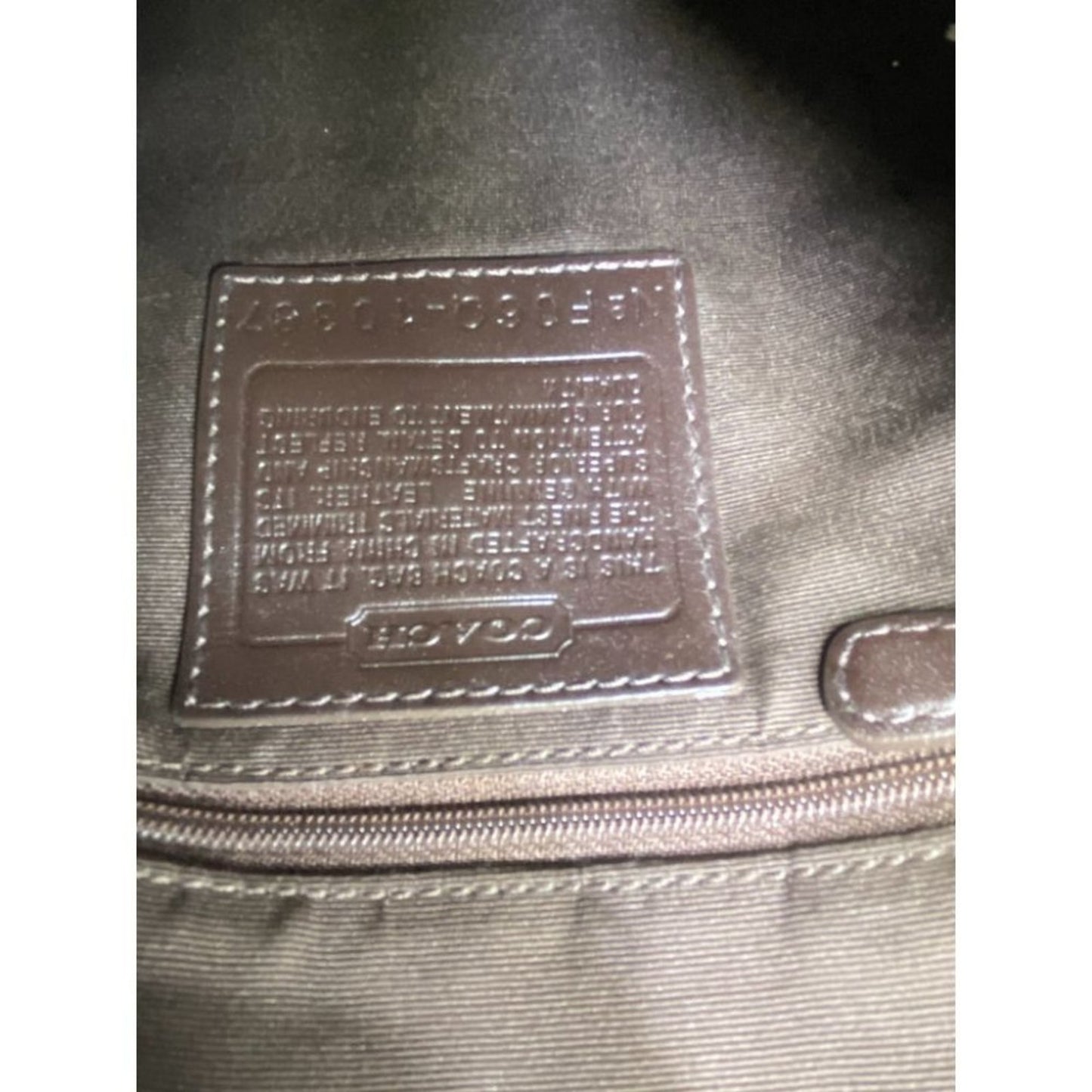 Coach Multi- Fabric Gold Black Patch Shoulder Bag