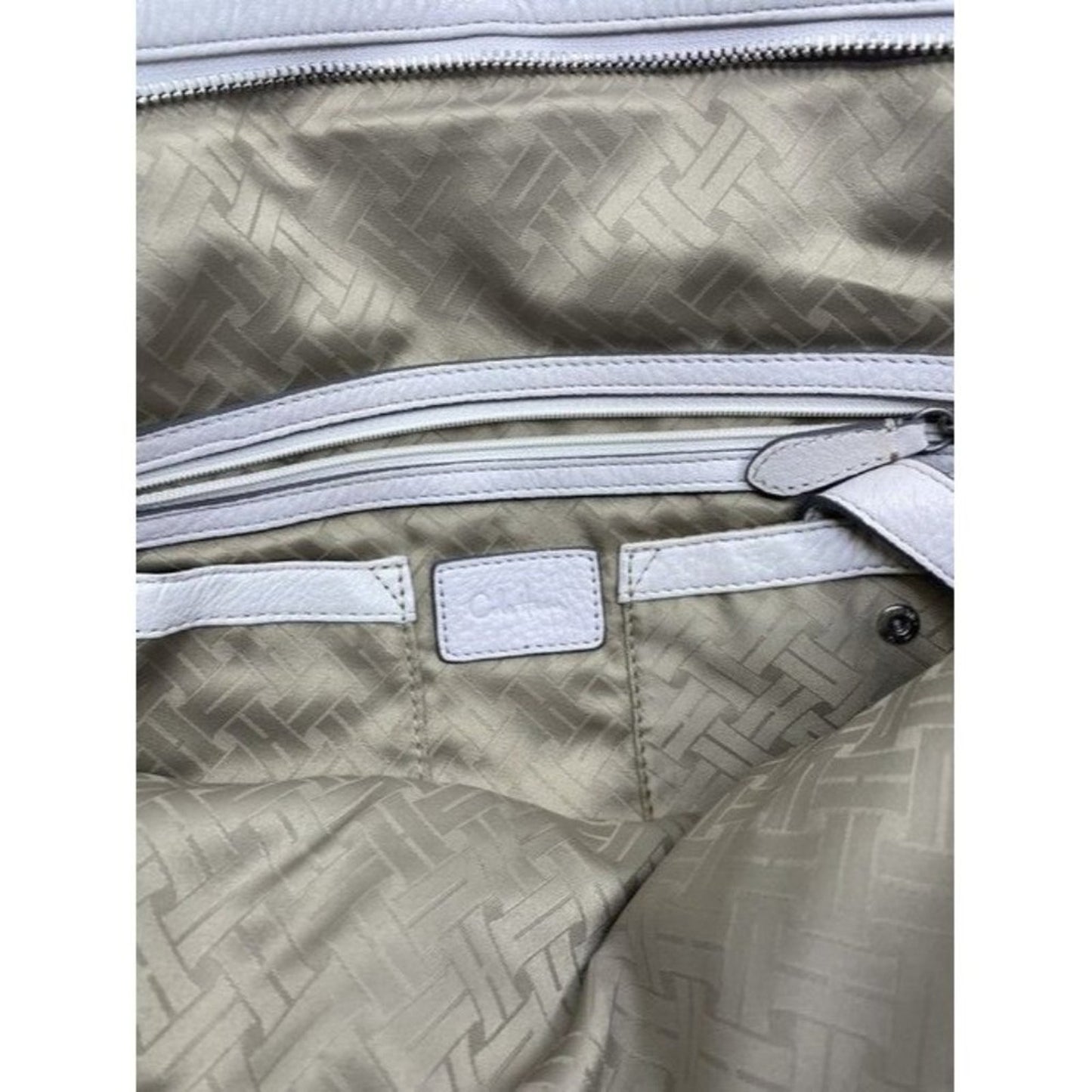 Cole Haan Xl Wqhite Leather Shoulder Bag