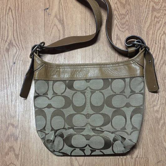 Coach Brown and Tan Crossbody Bag