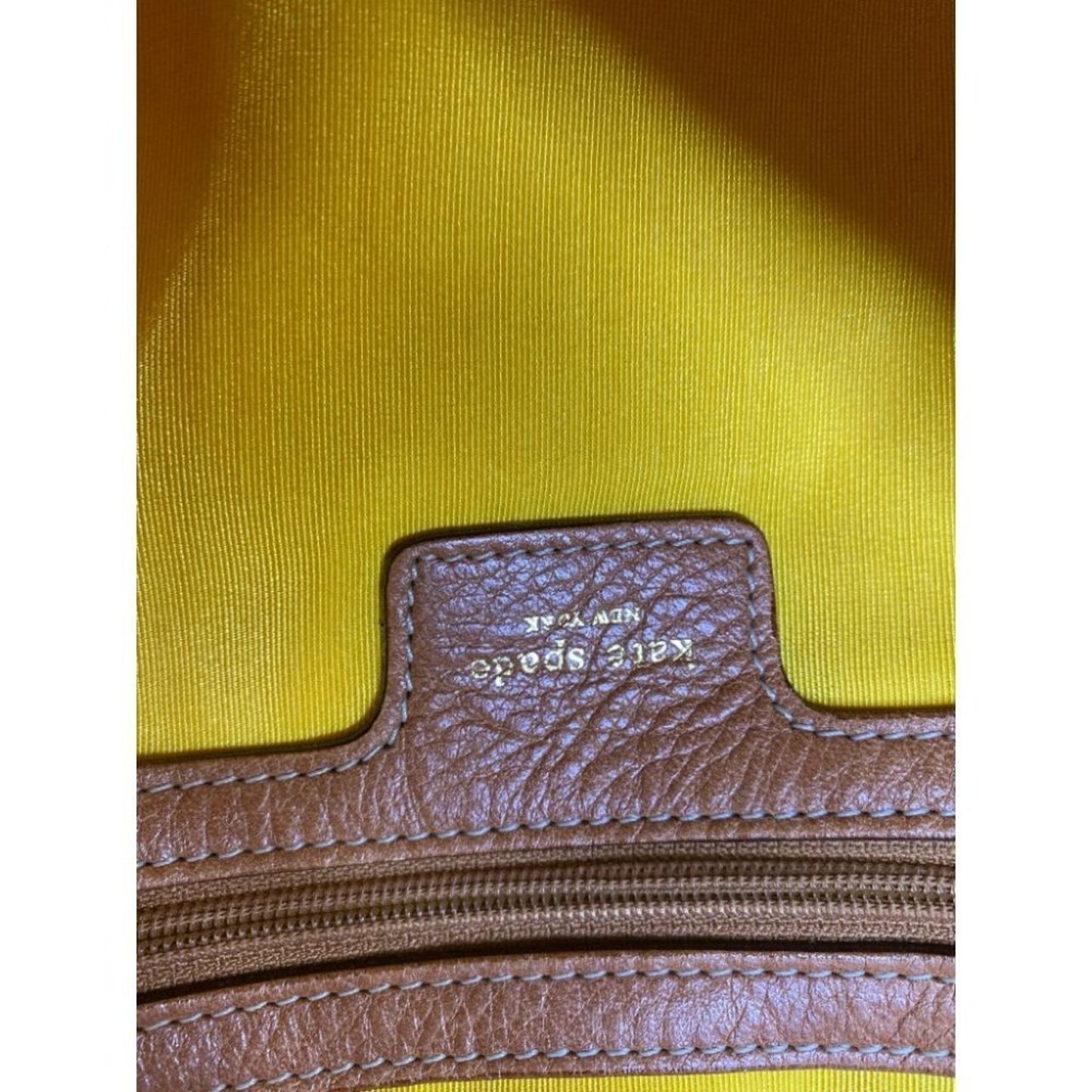 KATE Spade Women's Large Brown Fabric Tote Bag