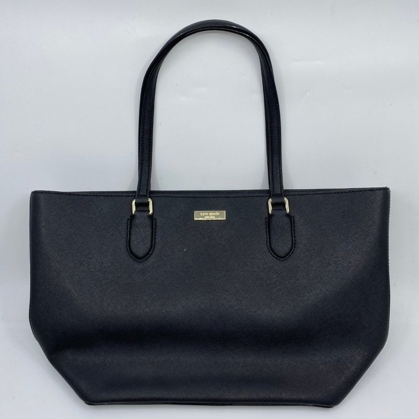 Kate Spade Black Large Saffiano Leather Tote Bag