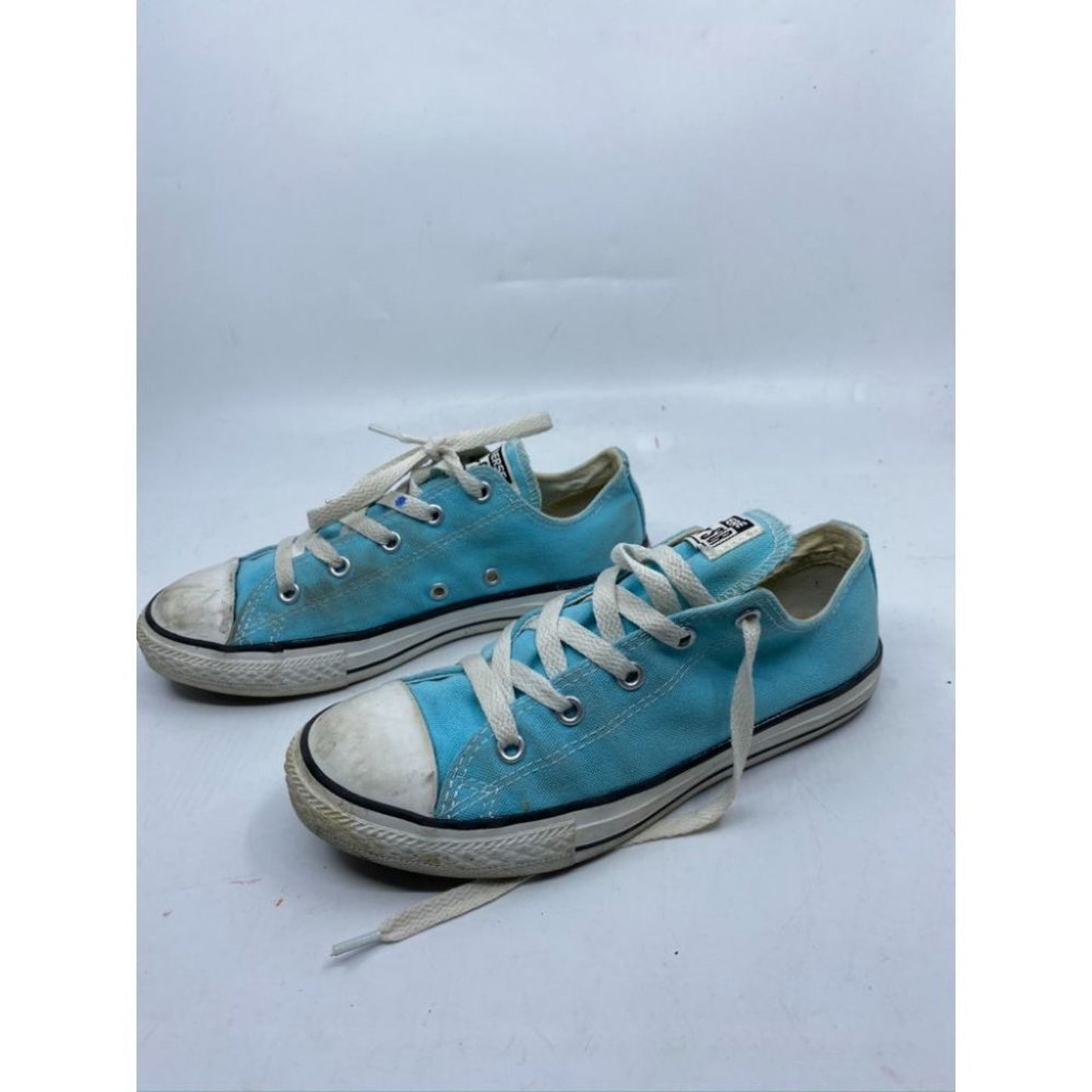 CONVERSE Sneakers Aqua Blue White Youth Size 3