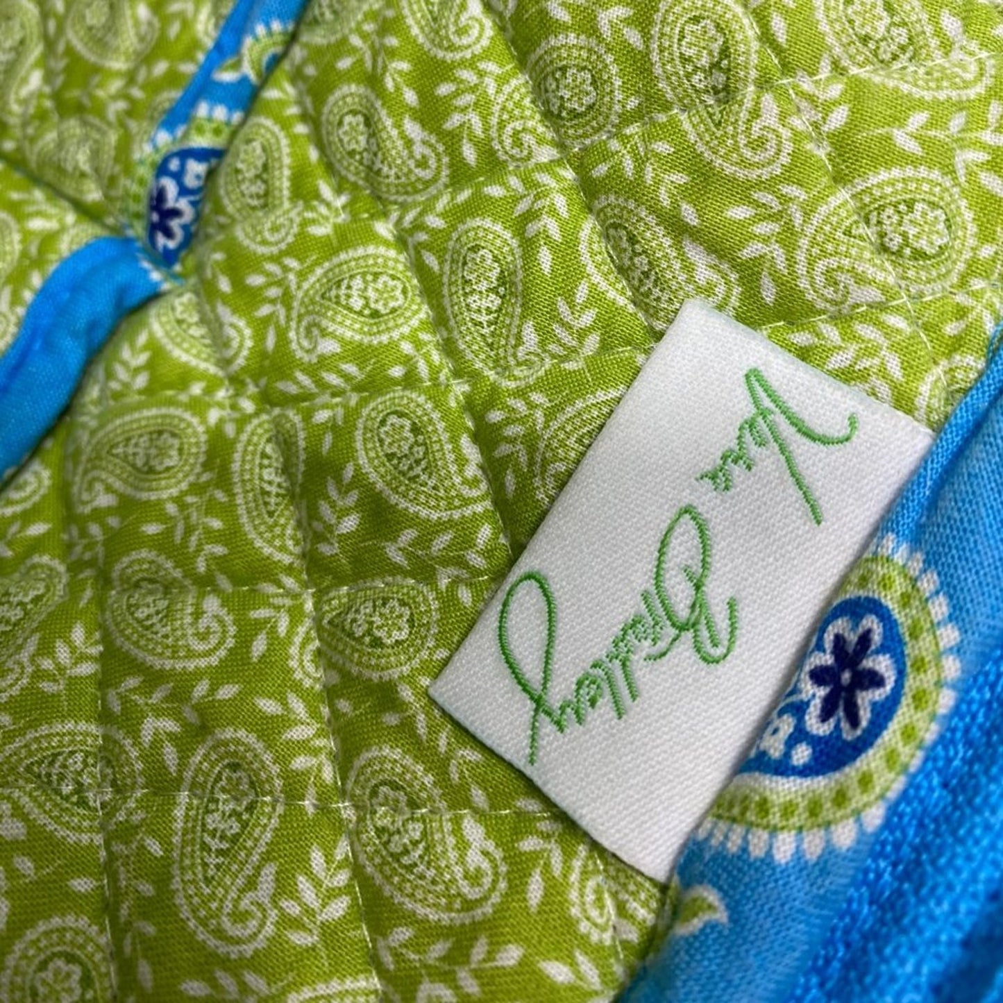 VERA BRADLEY Light Blue Fabric Small Backpack