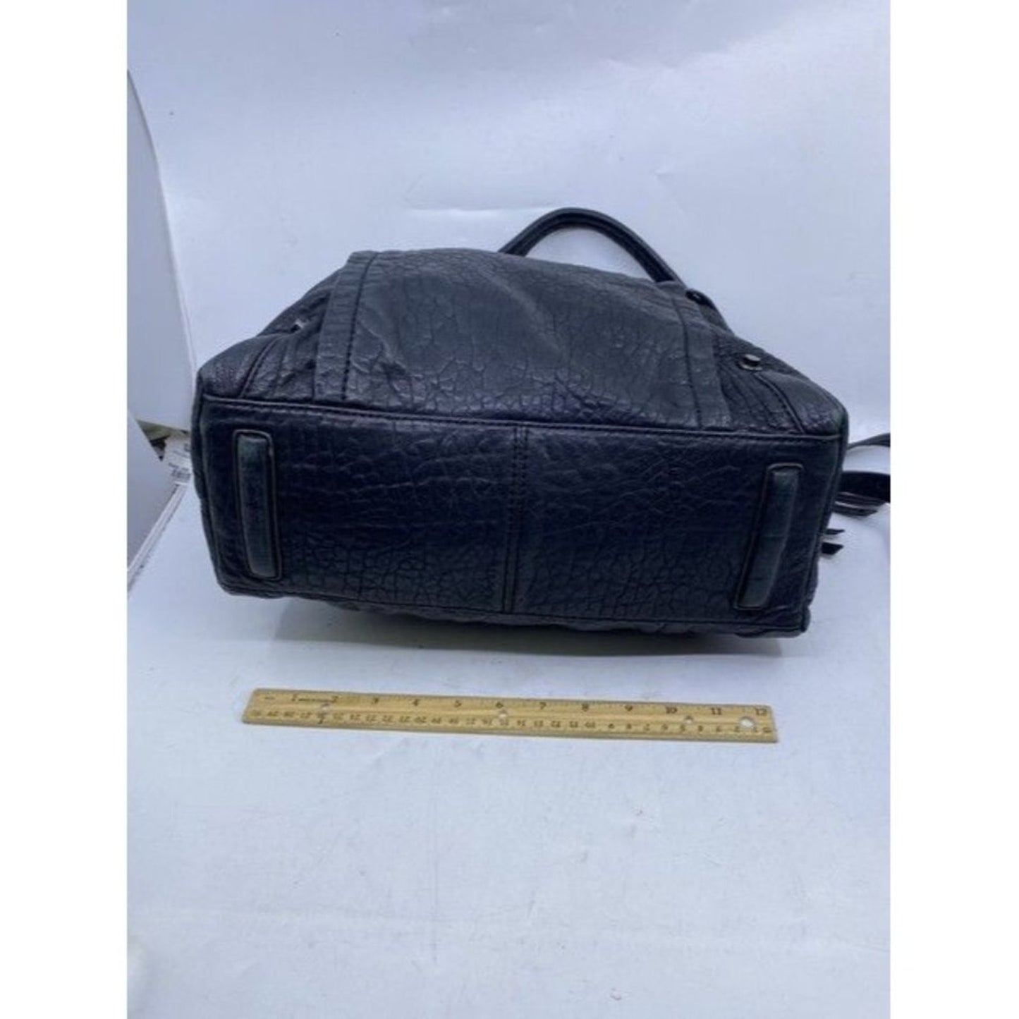 Botkier Large Convertible City Black Pebbled Leather Cross Body Bag