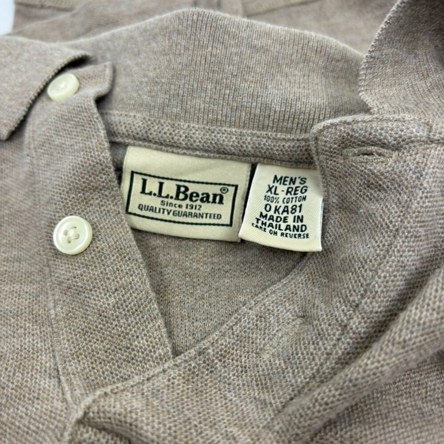 L.L. Bean XL Long Sleave Shirt Brown