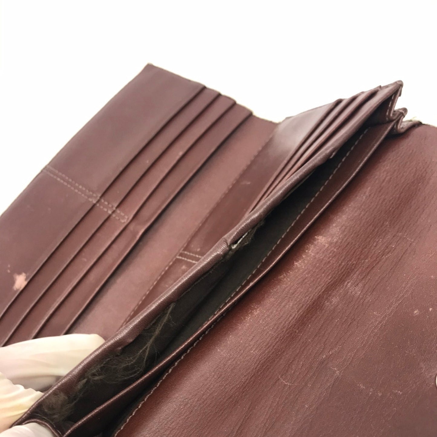 COACH White Leather Wallet