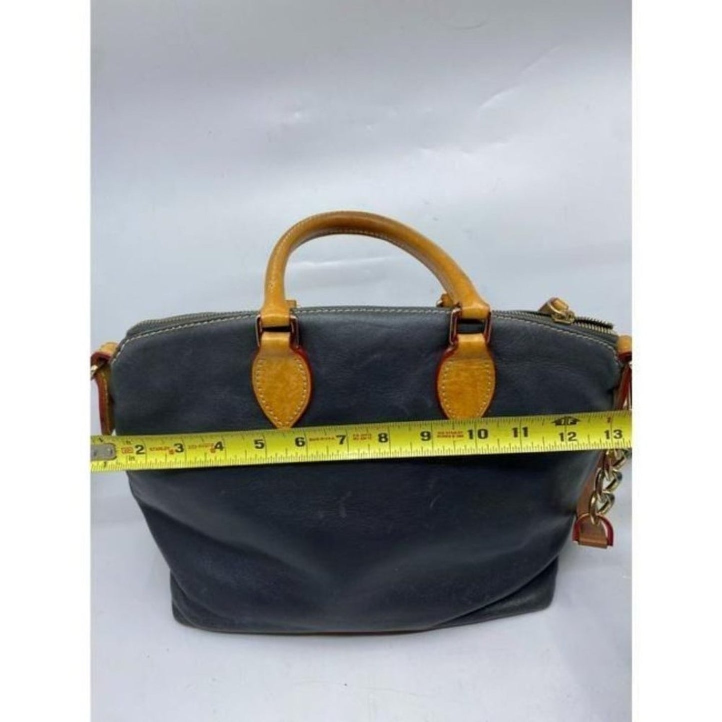 Dooney And Bourke Vintage Black Leather Shoulder B