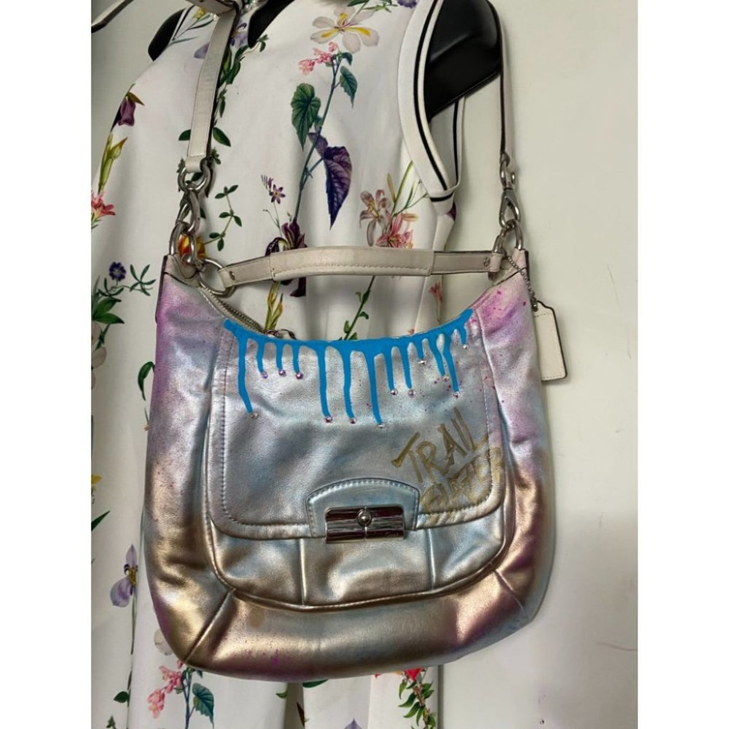 Coach Leather Crossbody Multicolor Customized