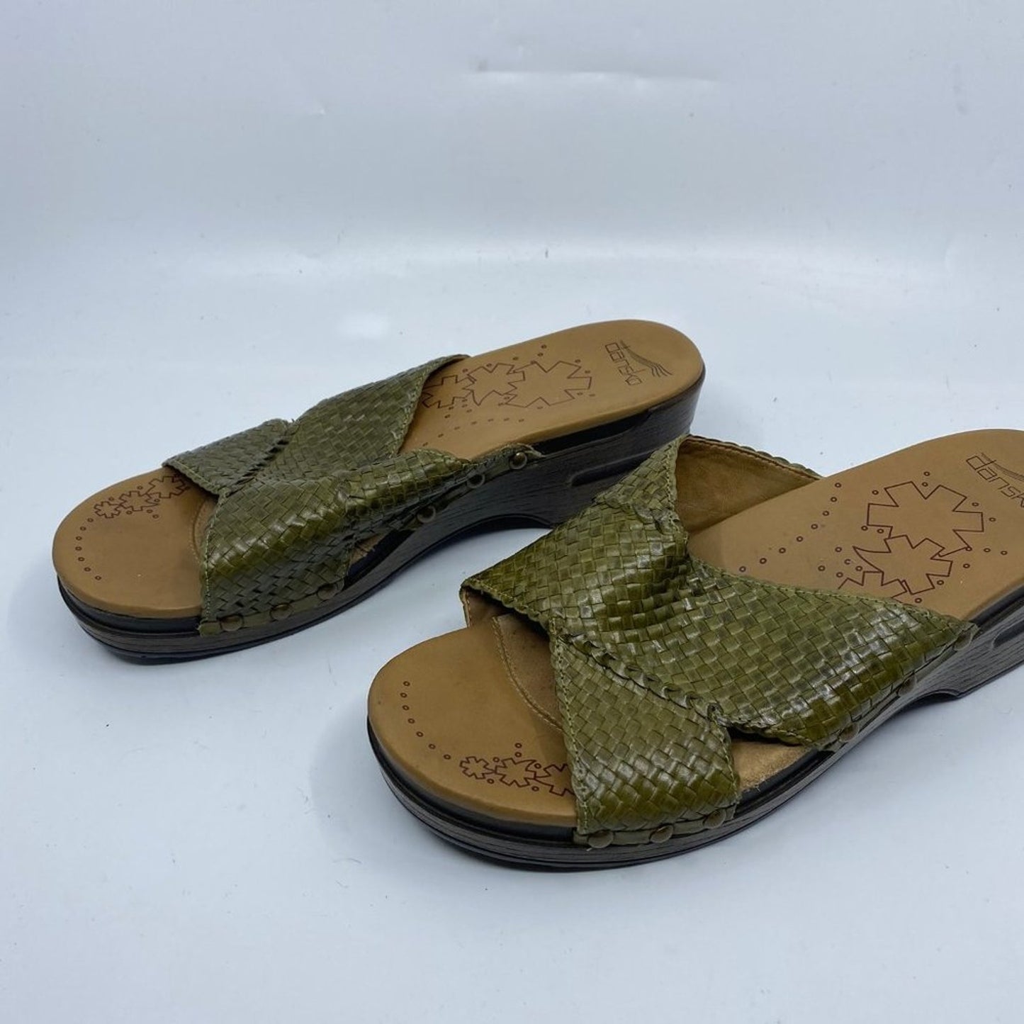 Dansko Green Brown Sandal for Women Size: EU 40