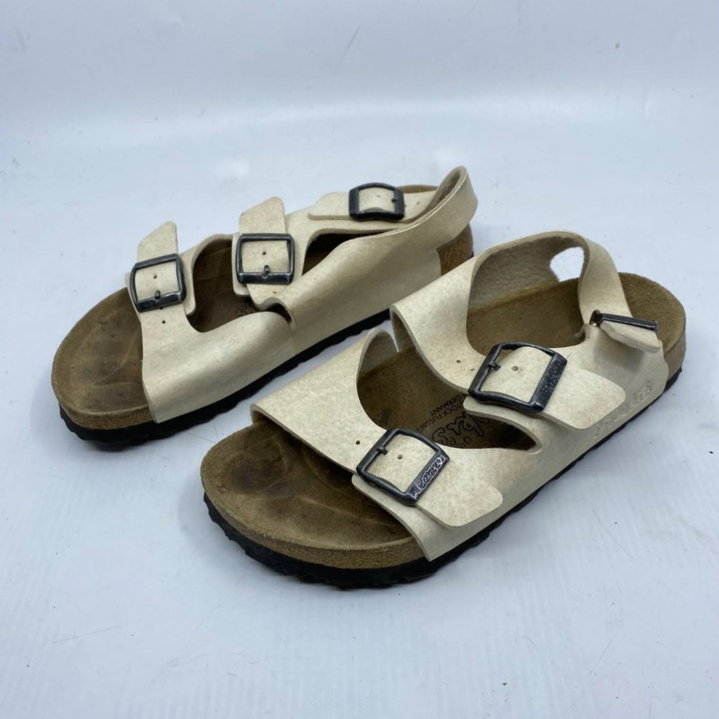 Unisex Birkenstock Alpro White Sandals Sz: EU 36
