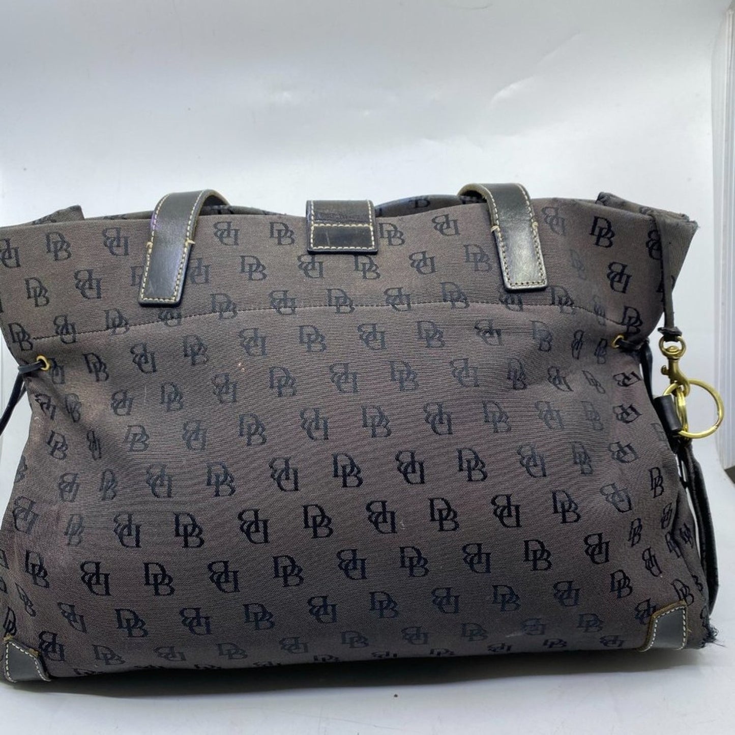 Dooney & Bourke Gray Customized W/ Graffiti Tote