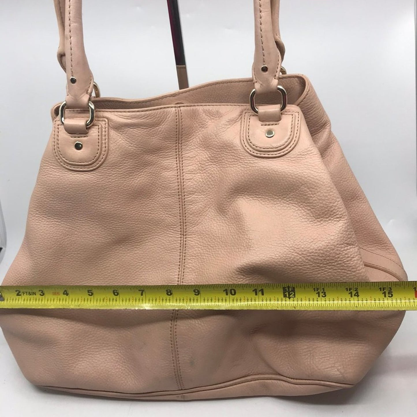 Cole Haan Cream Leather Shoulder Bag