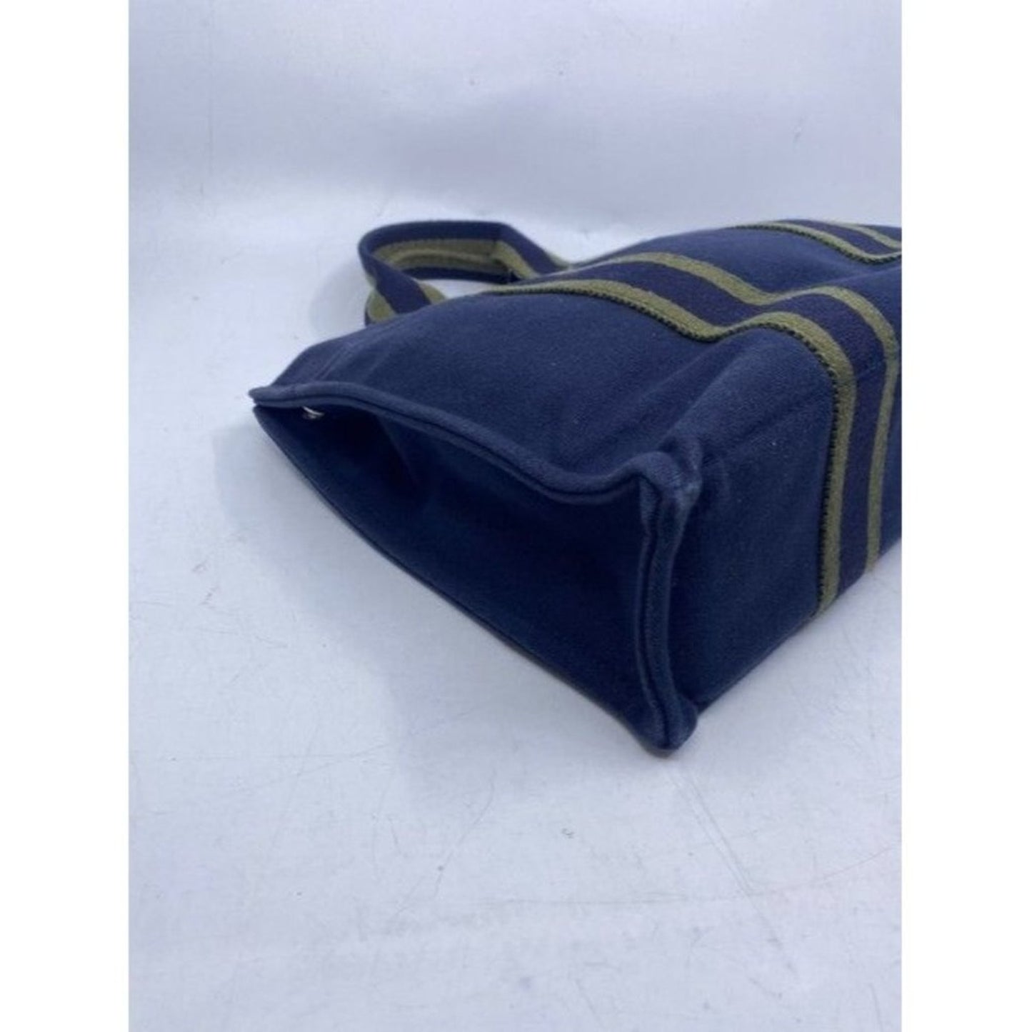 Hermes Fourre Tout Pm Navy Cotton Tote