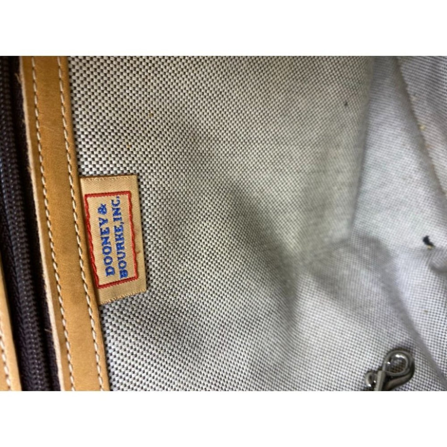 DOONEY & BOURKE Shoulder Tote Bag Customized Tan