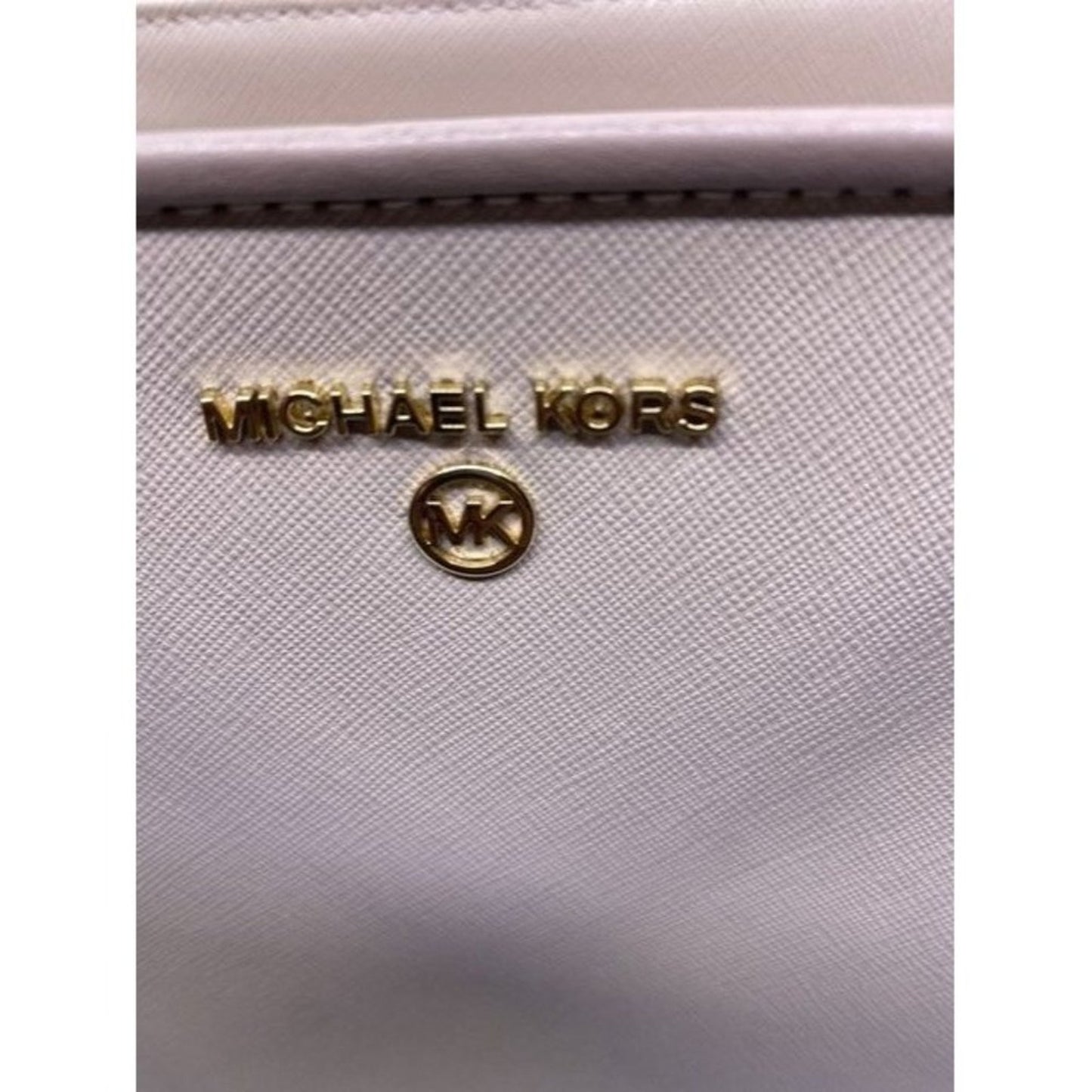 Michael Kors New Cleo Medium Satchel Soft Pink Saffiano Leather Cross Bo…
