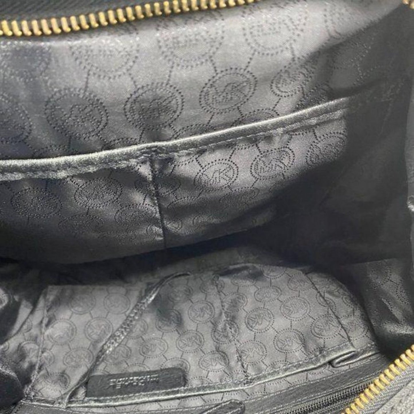 Michael Kors Large Black Leather Shoulder Bag