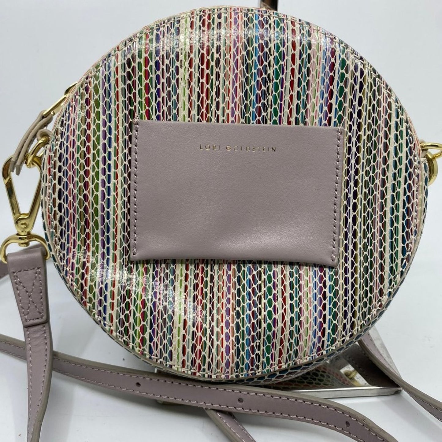 Lori Goldstein Multicolor Leather Crossbody Bag
