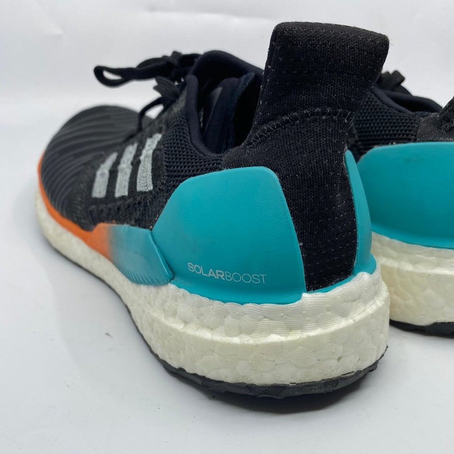 Adidas SOLAR BOOST Black Blue Sneakers Size: US9.5