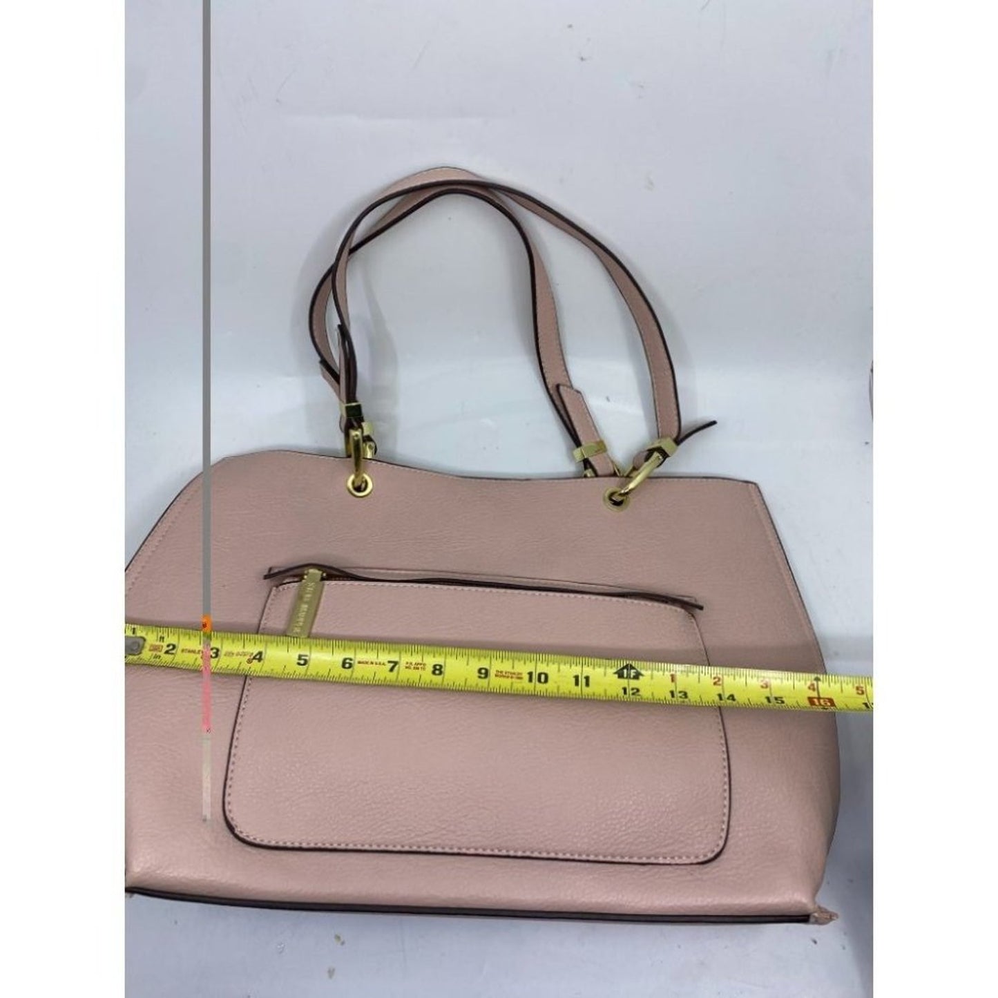 Steve Madden Pink Large Faux Leather Tote Bag