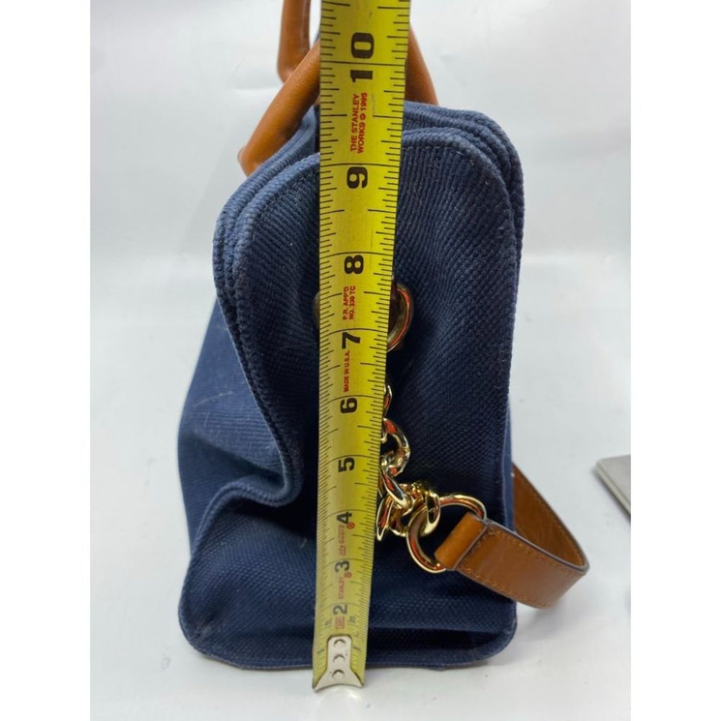 MICHAEL KORS Blue Inter Woven Canvas Shoulder Bag