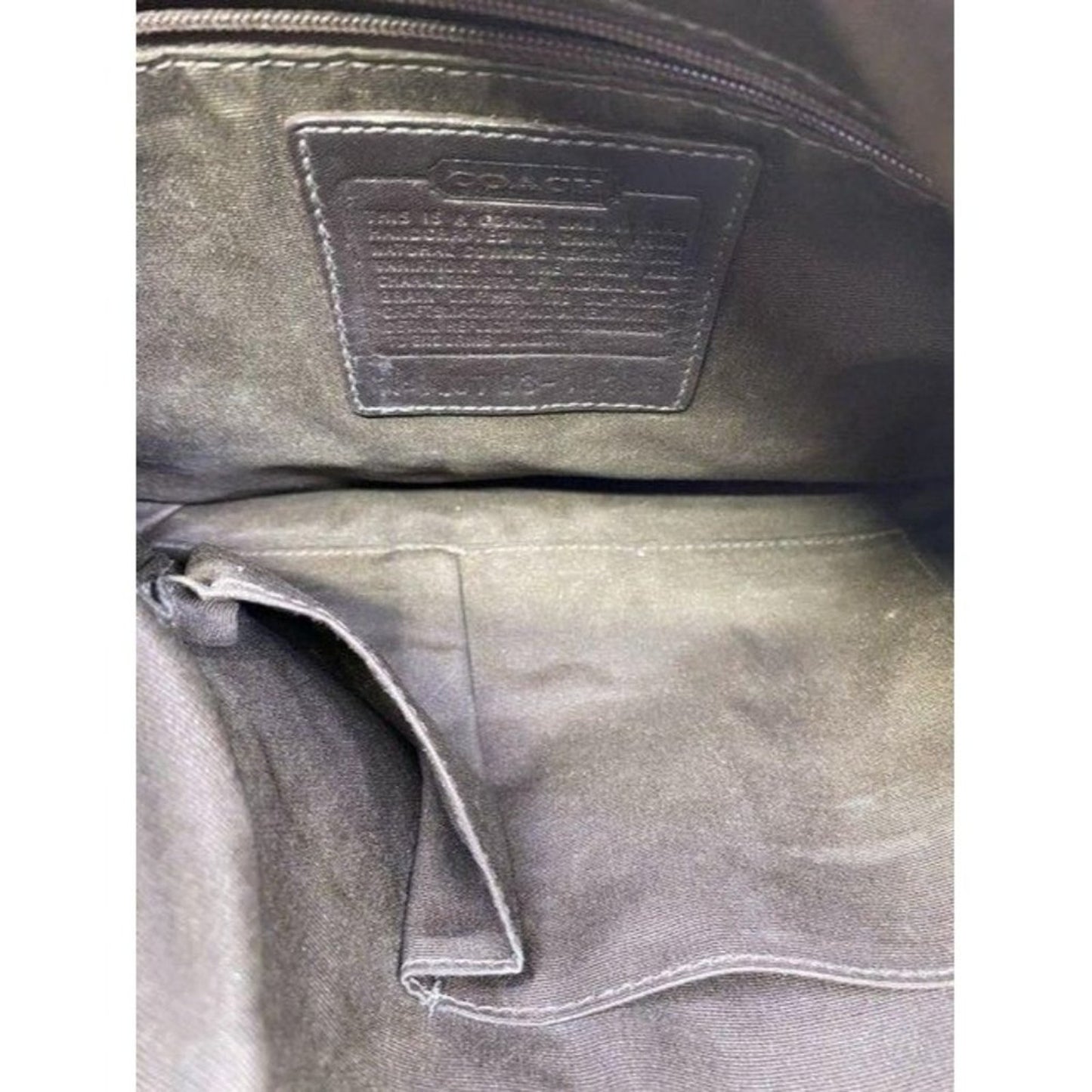 coach brown leather cross body bag