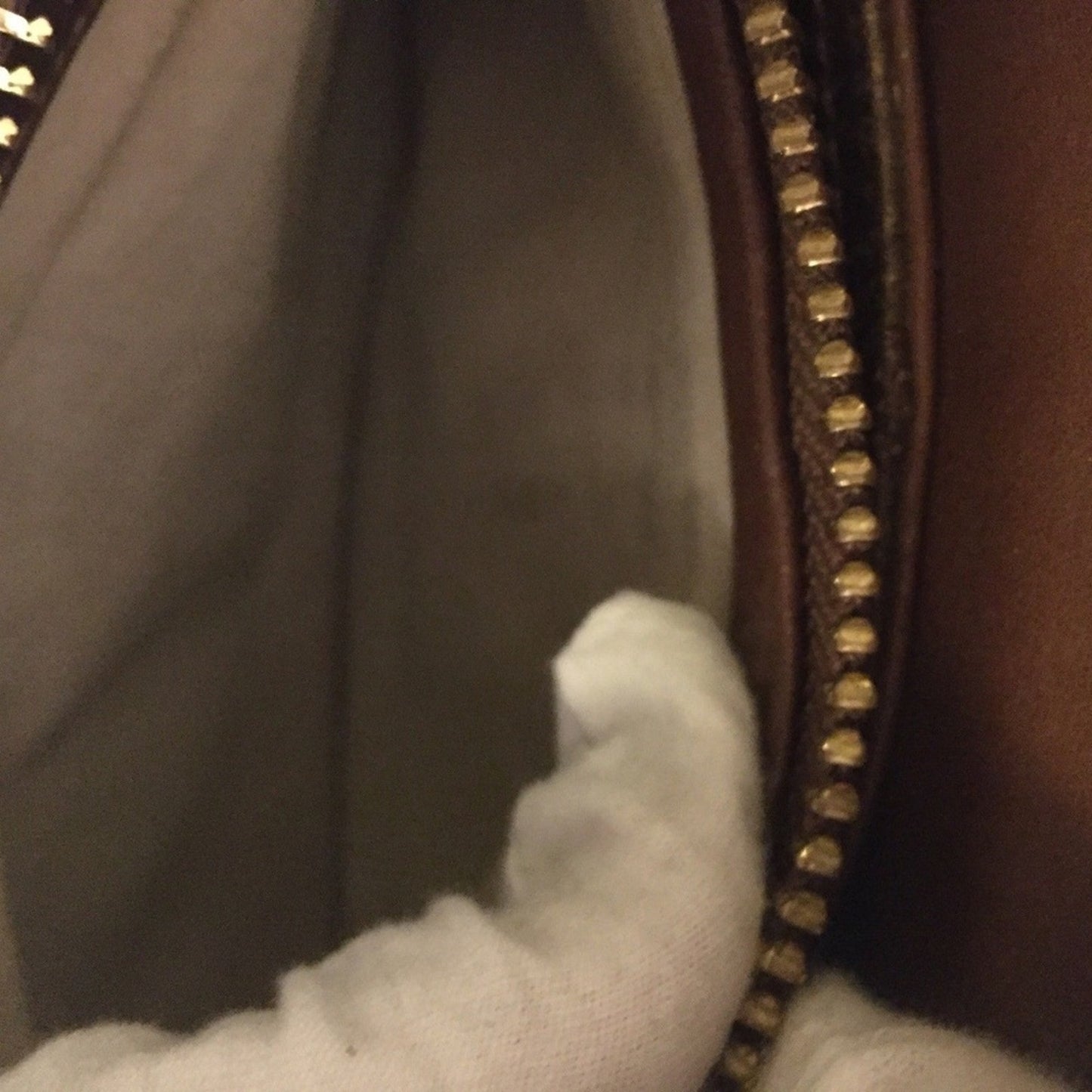 BOTKIER Mini Brown W/ Bronze Shimmer Clutch/ Mini