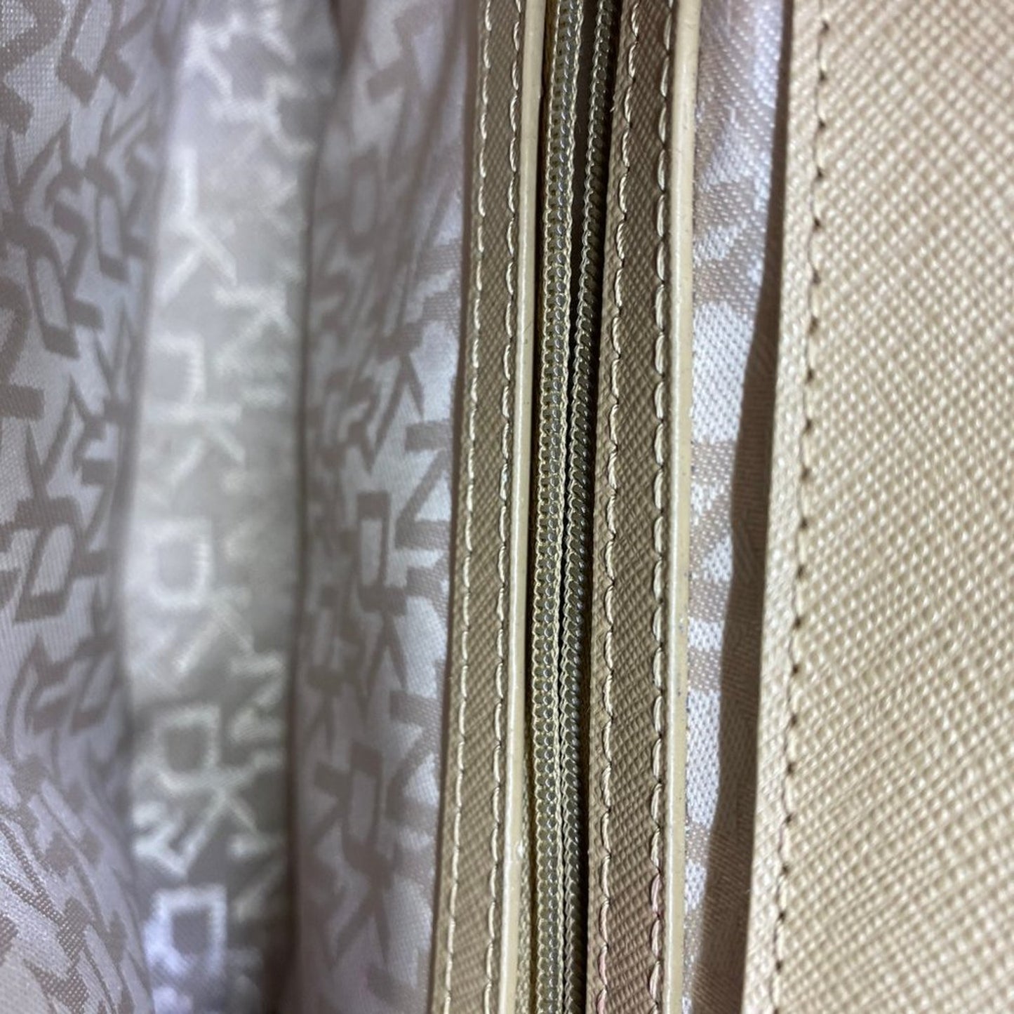 DKNY Silver Leather Crossbody