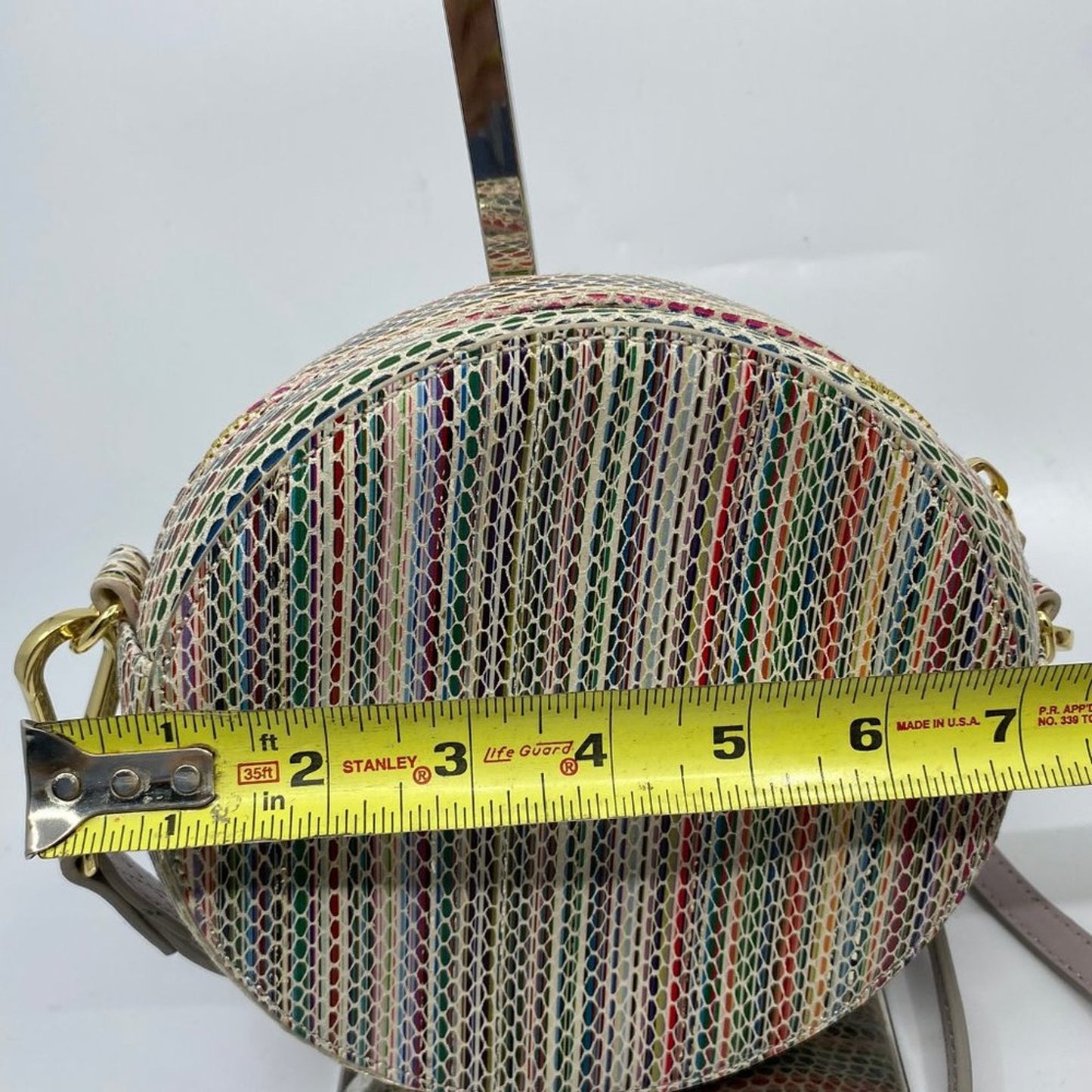 Lori Goldstein Multicolor Leather Crossbody Bag