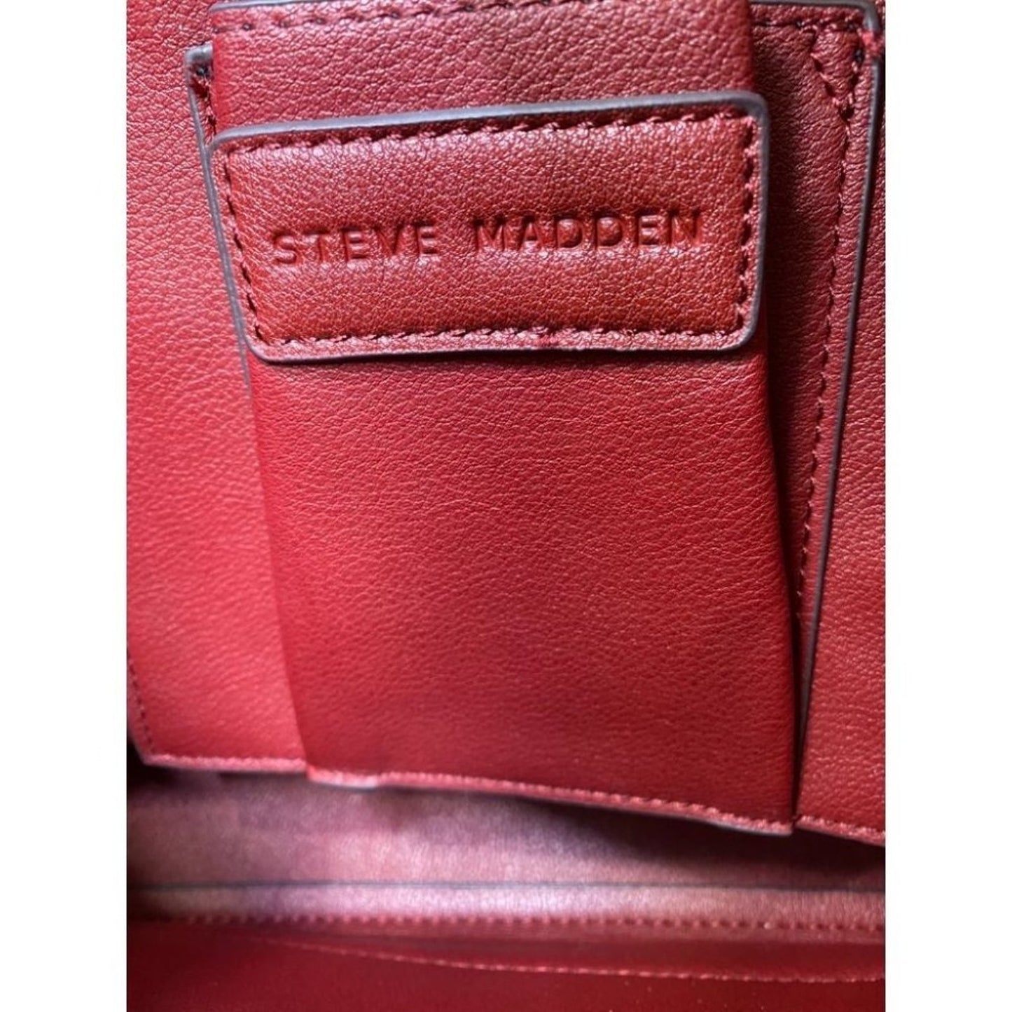 Steve Madden Pink Large Faux Leather Tote Bag