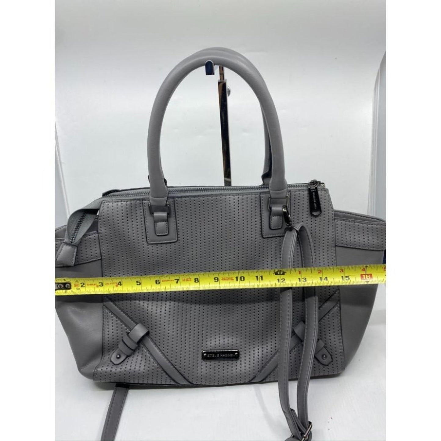Steve Madden Gray Large Tote Bag