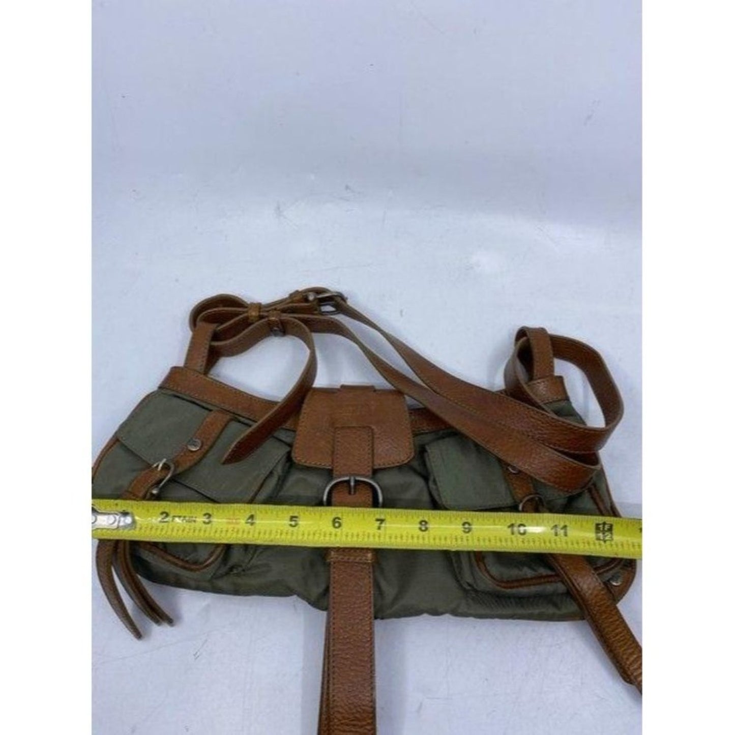 burberry gray brown shoulder bag