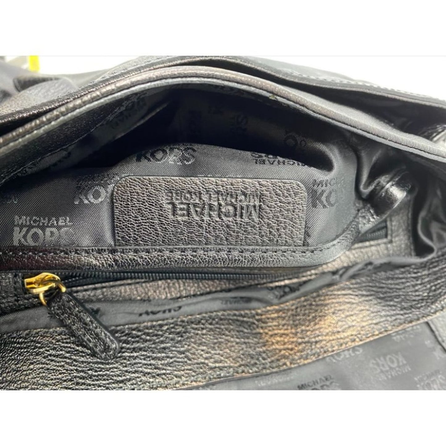 MICHAEL KORS Blue Large Leather Shoulder Bag $390