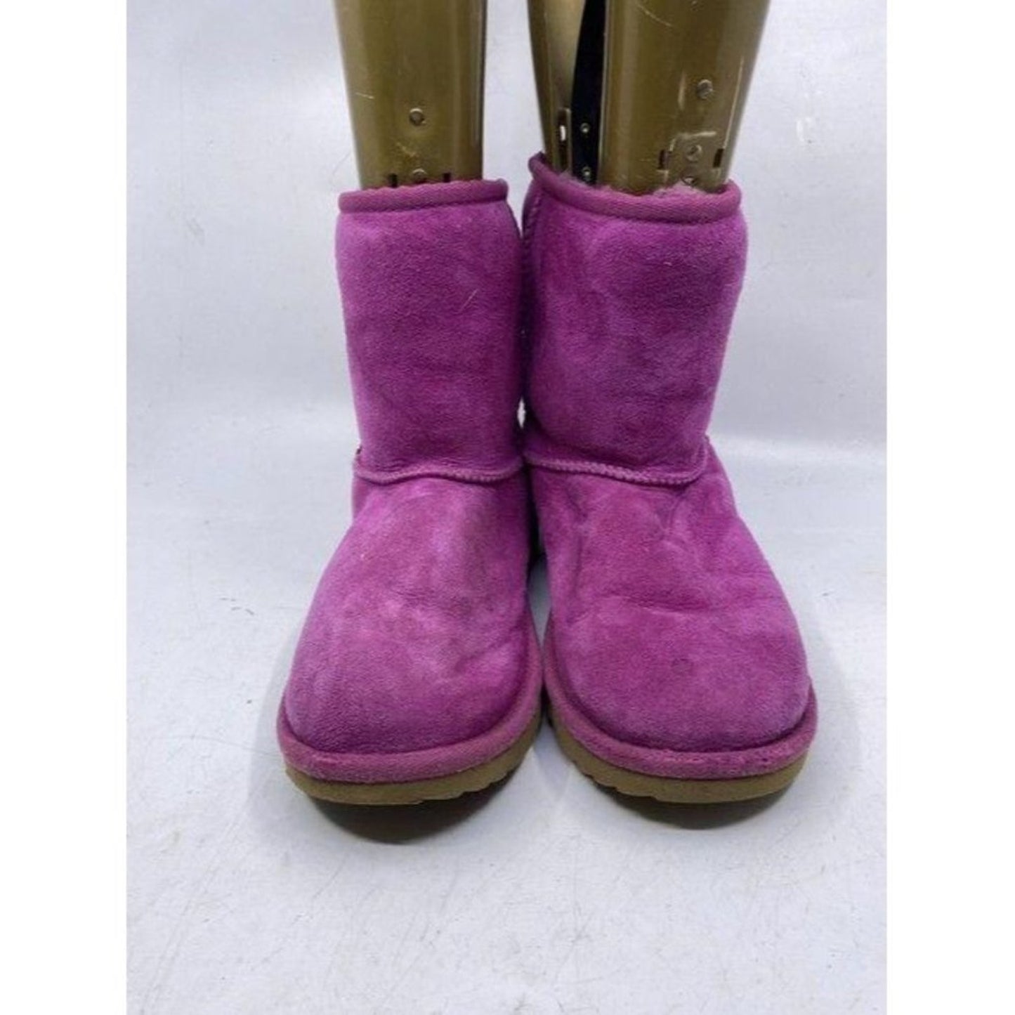 Ugg Australia Pink Suede Bootsbooties Size Us