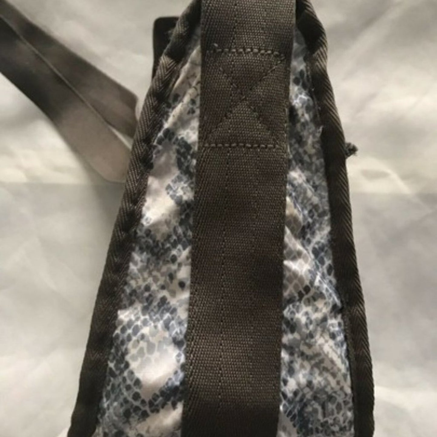LeSportsac Snake Print Nylon Cross Body Bag