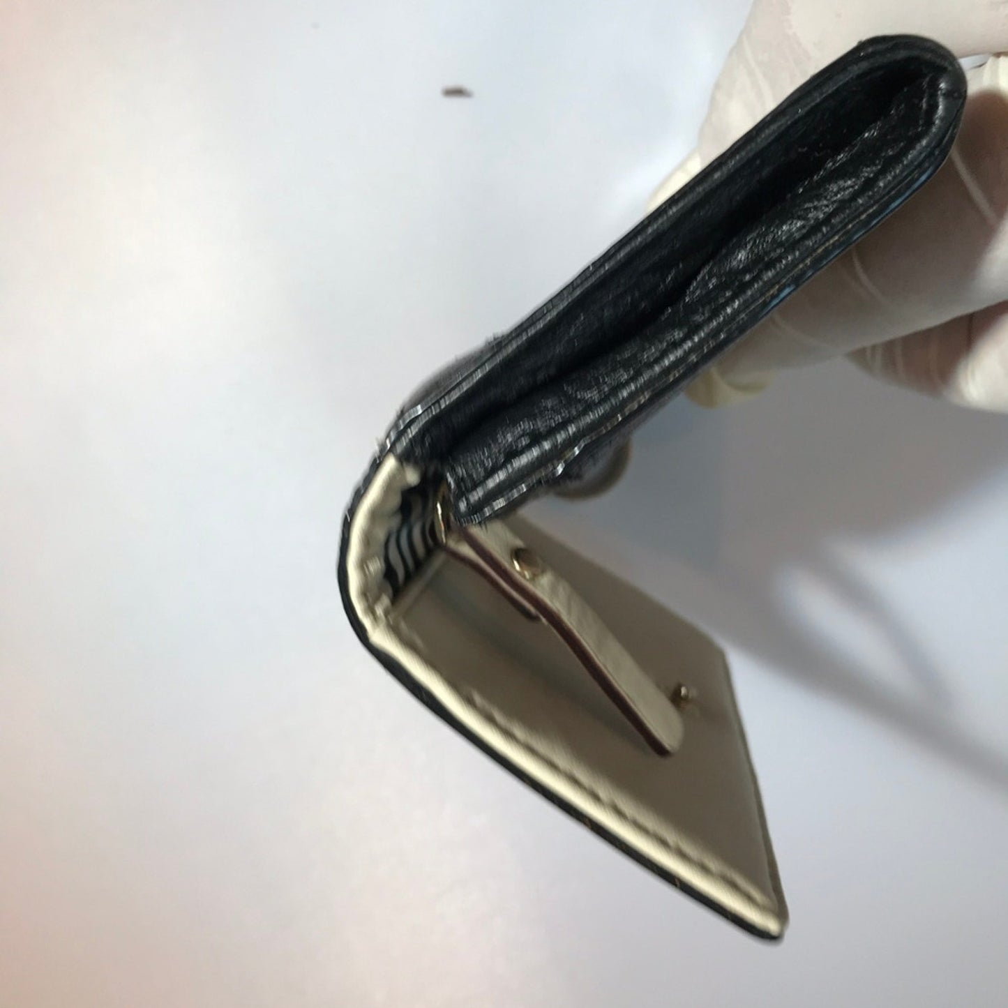 Kate Spade Black and White Leather Wallet