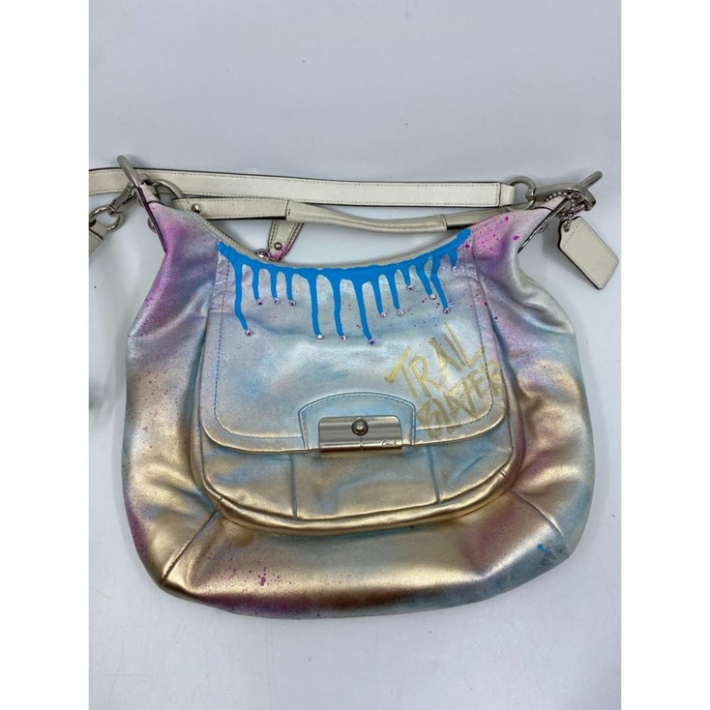 Coach Leather Crossbody Multicolor Customized