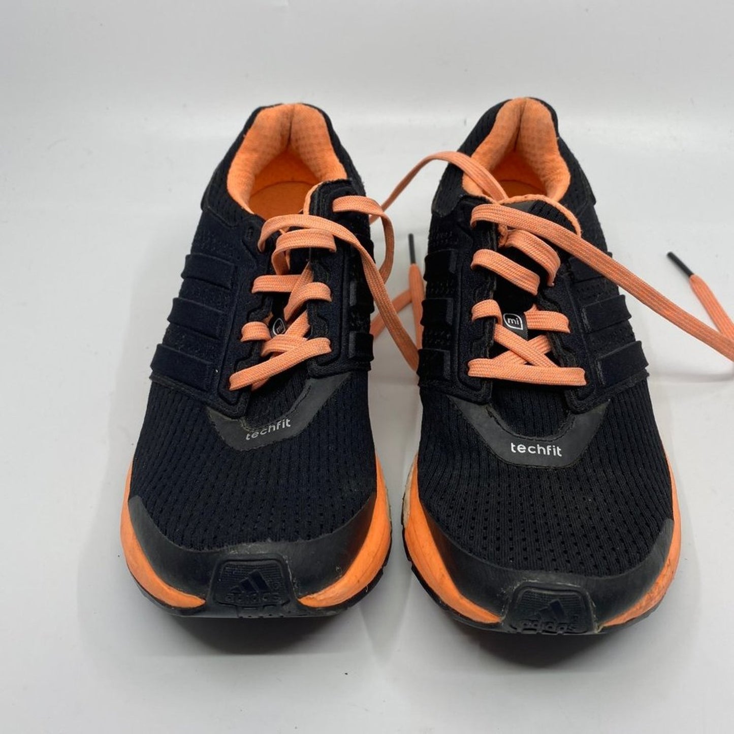 Adidas GLIDE BOOST Black Orange Sneakers Size: 8.5